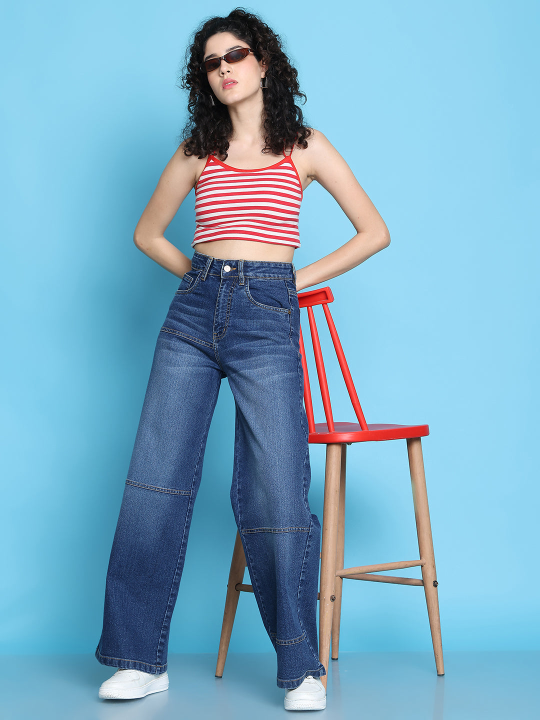 PUELLA Everyday Dark Blue Straight Jeans