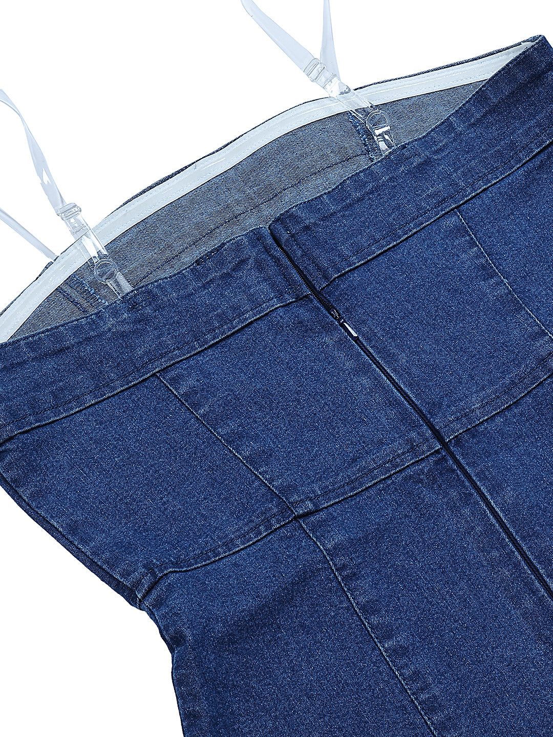 PUELLA Women’s Strapless Denim Midi Dress