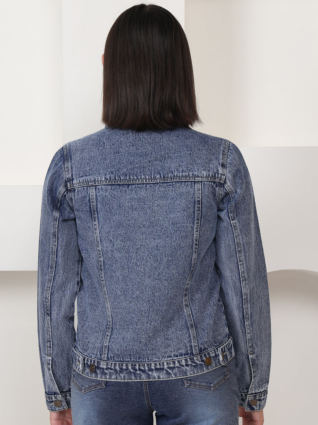 PUELLA Essential Light Blue Regular-Fit Denim Jacket