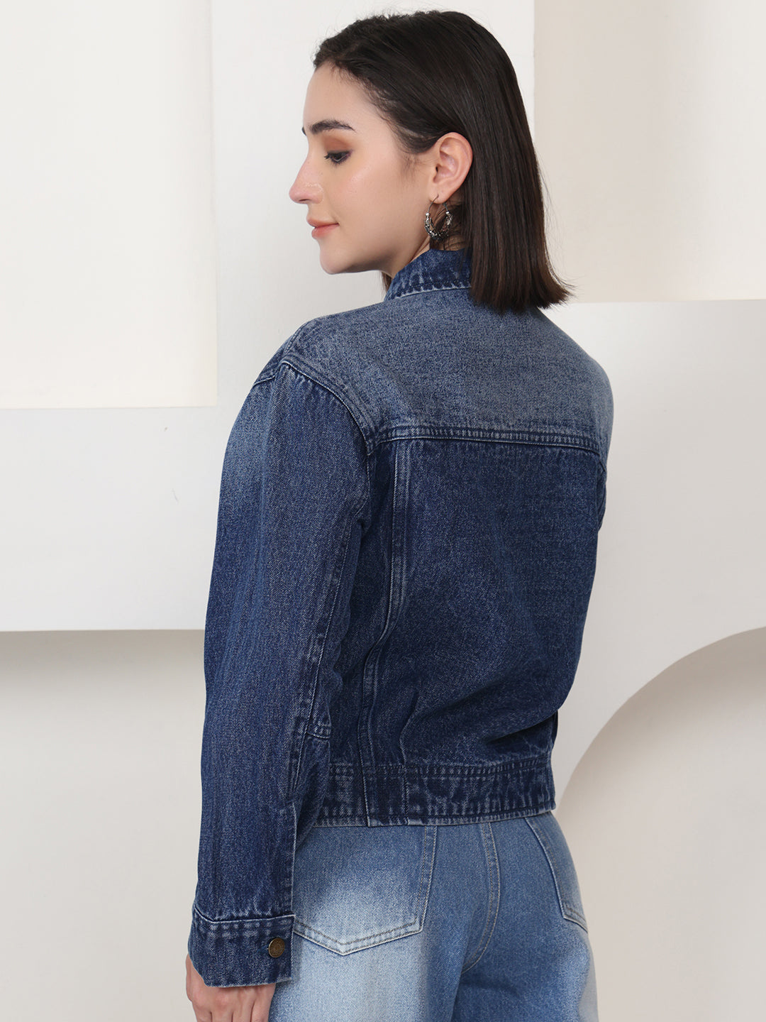 PUELLA Essential Blue Regular-Fit Denim Jacket