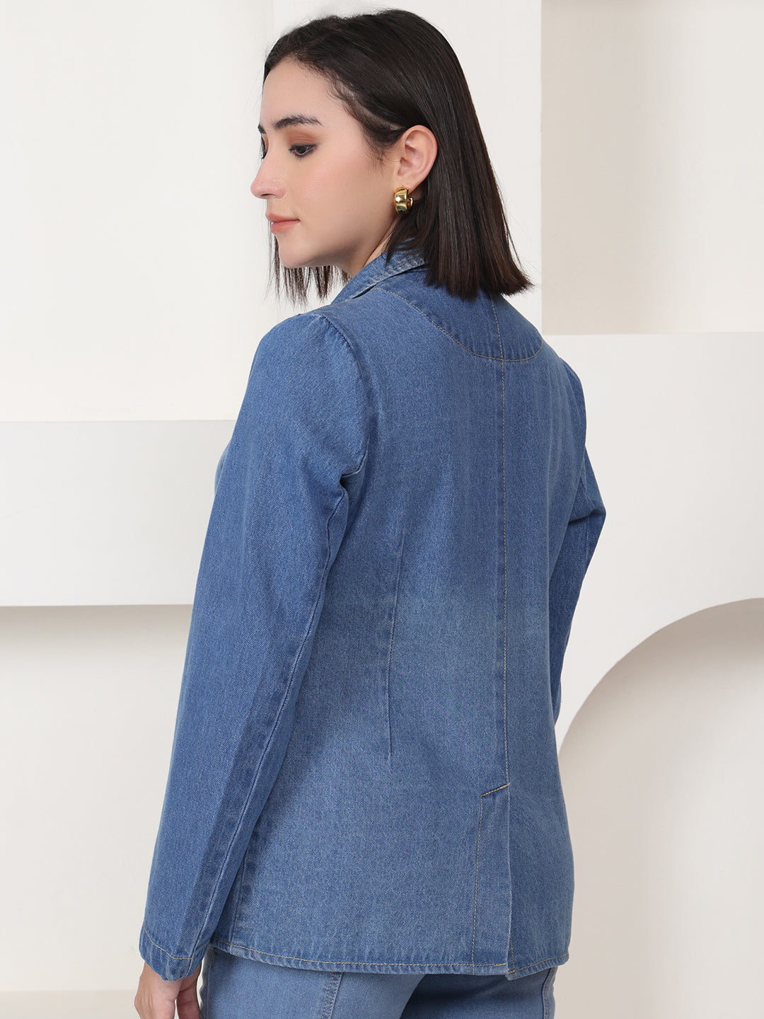 PUELLA Pure Cotton Single-Breasted Blazers