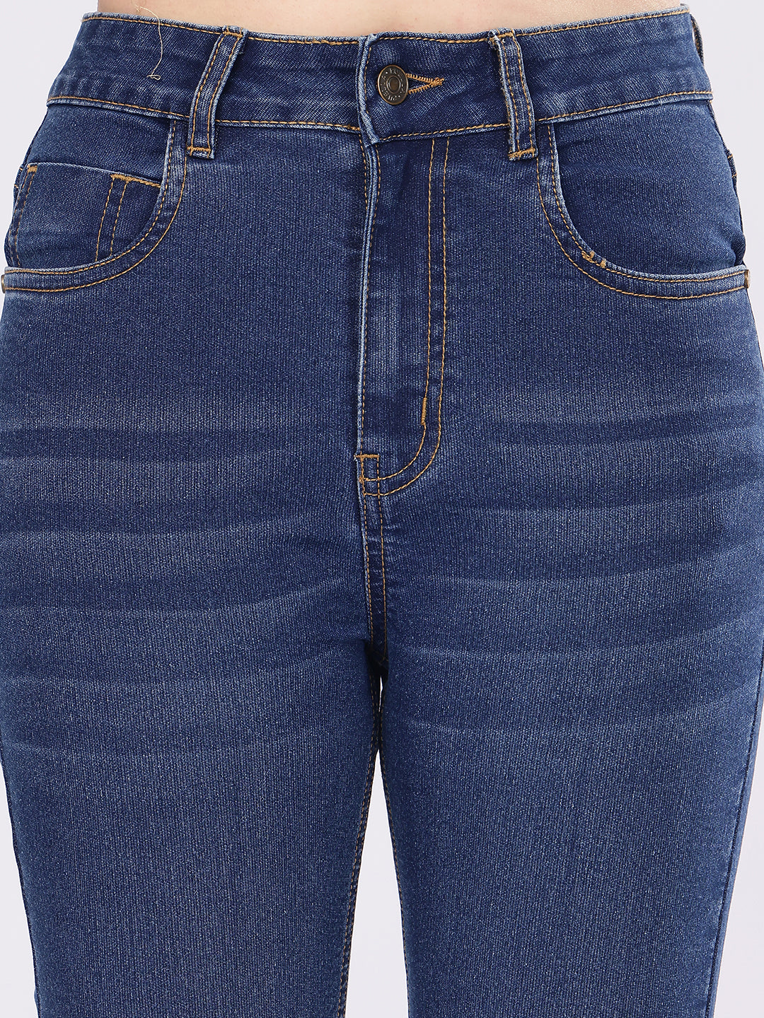 Women’s Dark Blue Boot-Cut Denim Jeans
