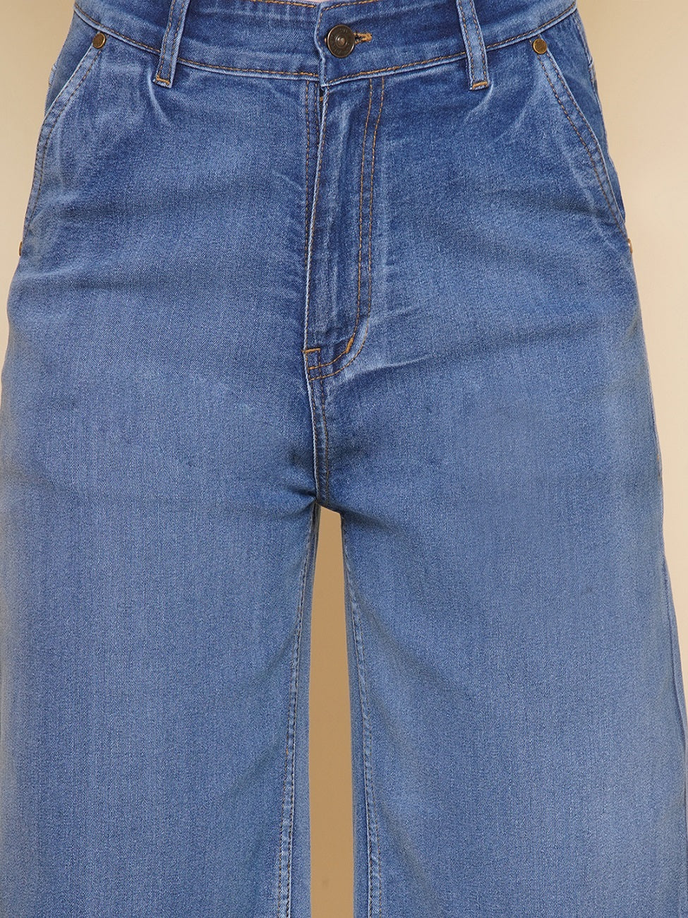 PUELLA Women’s Ombre Shaded High-Rise Straight Fit Jeans