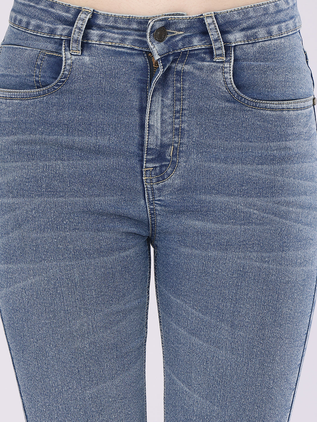 Women’s Blue Boot-Cut Denim Jeans