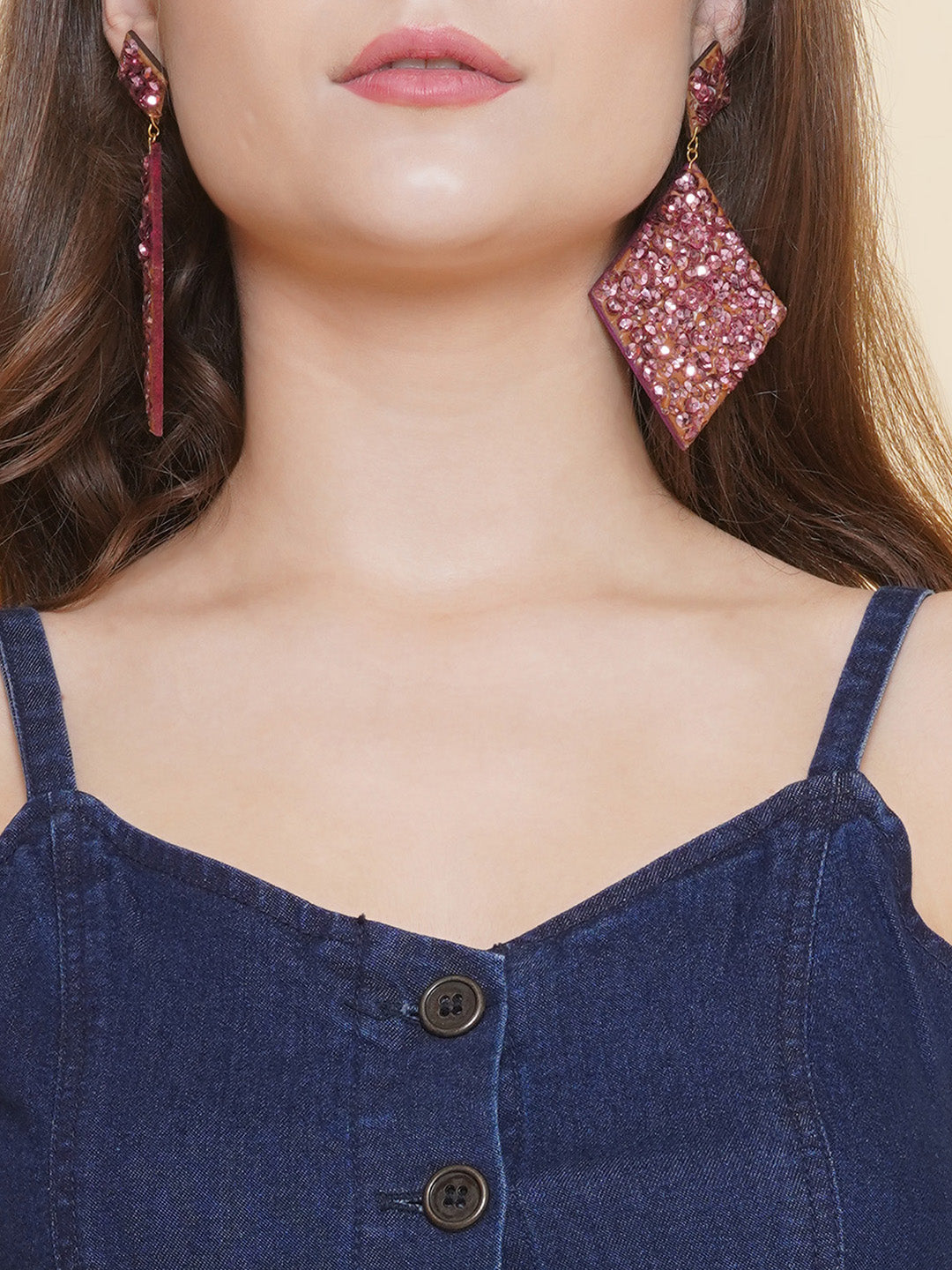 PUELLA Women Blue Denim Button-Down Mini Dress