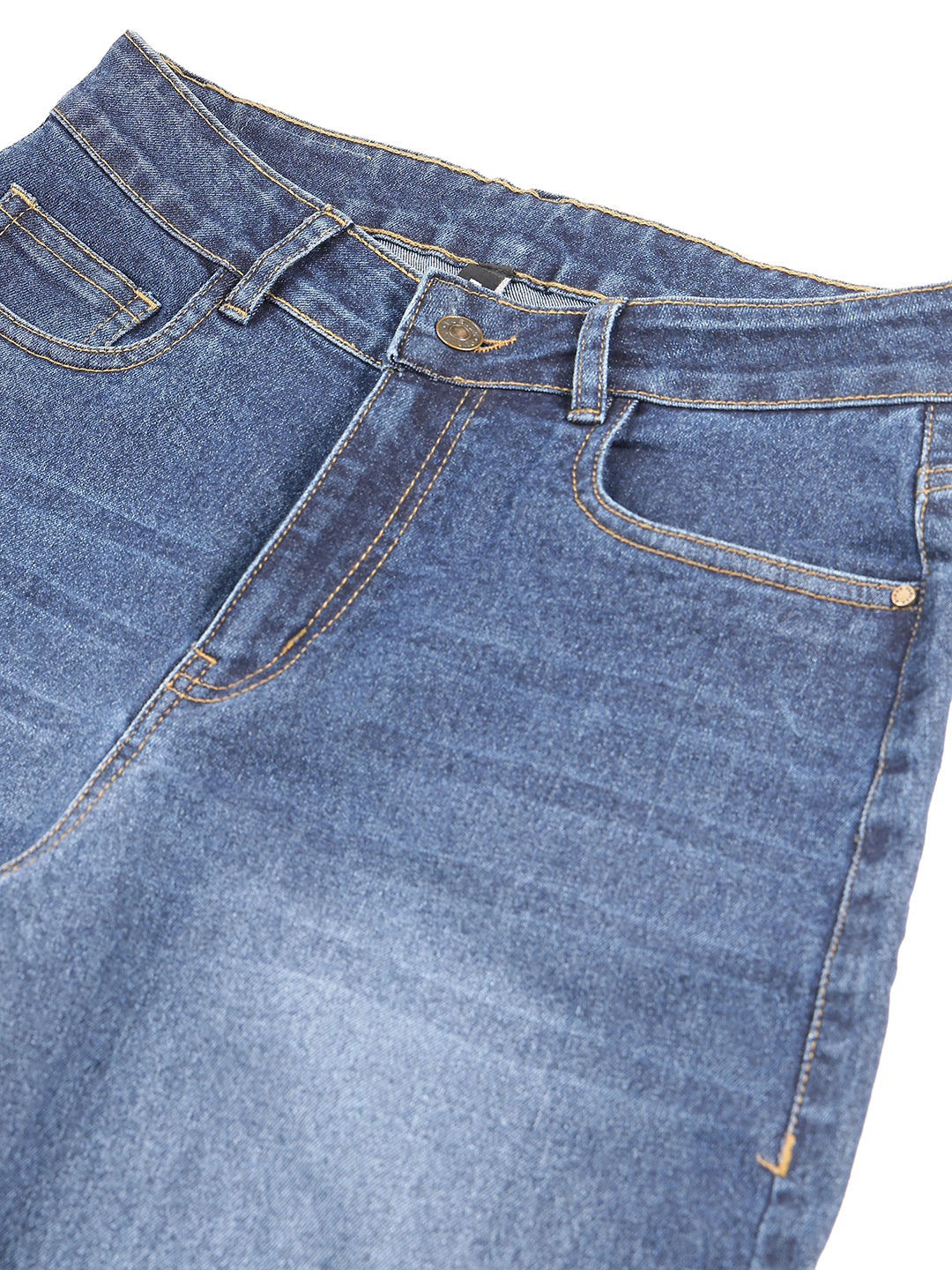 Women’s Mid Blue Boot-Cut Denim Jeans