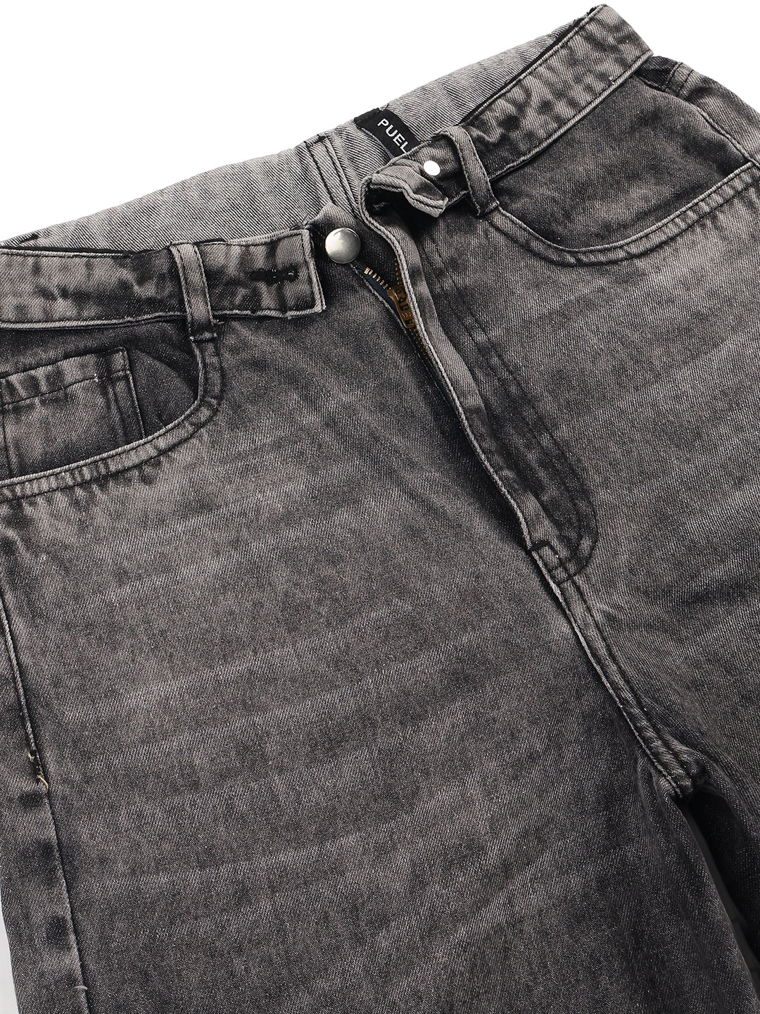 Women’s Grey High-Rise Loose Fit Denim Jeans
