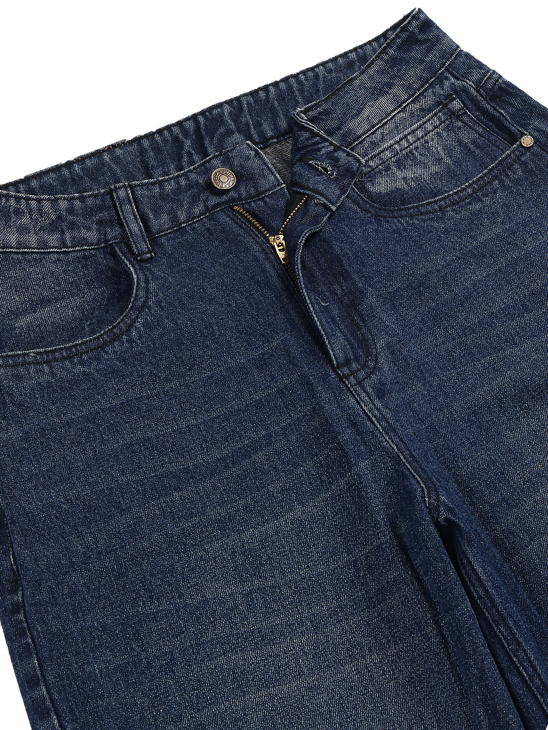 Women’s Dark Blue Baggy Fit Denim Jeans