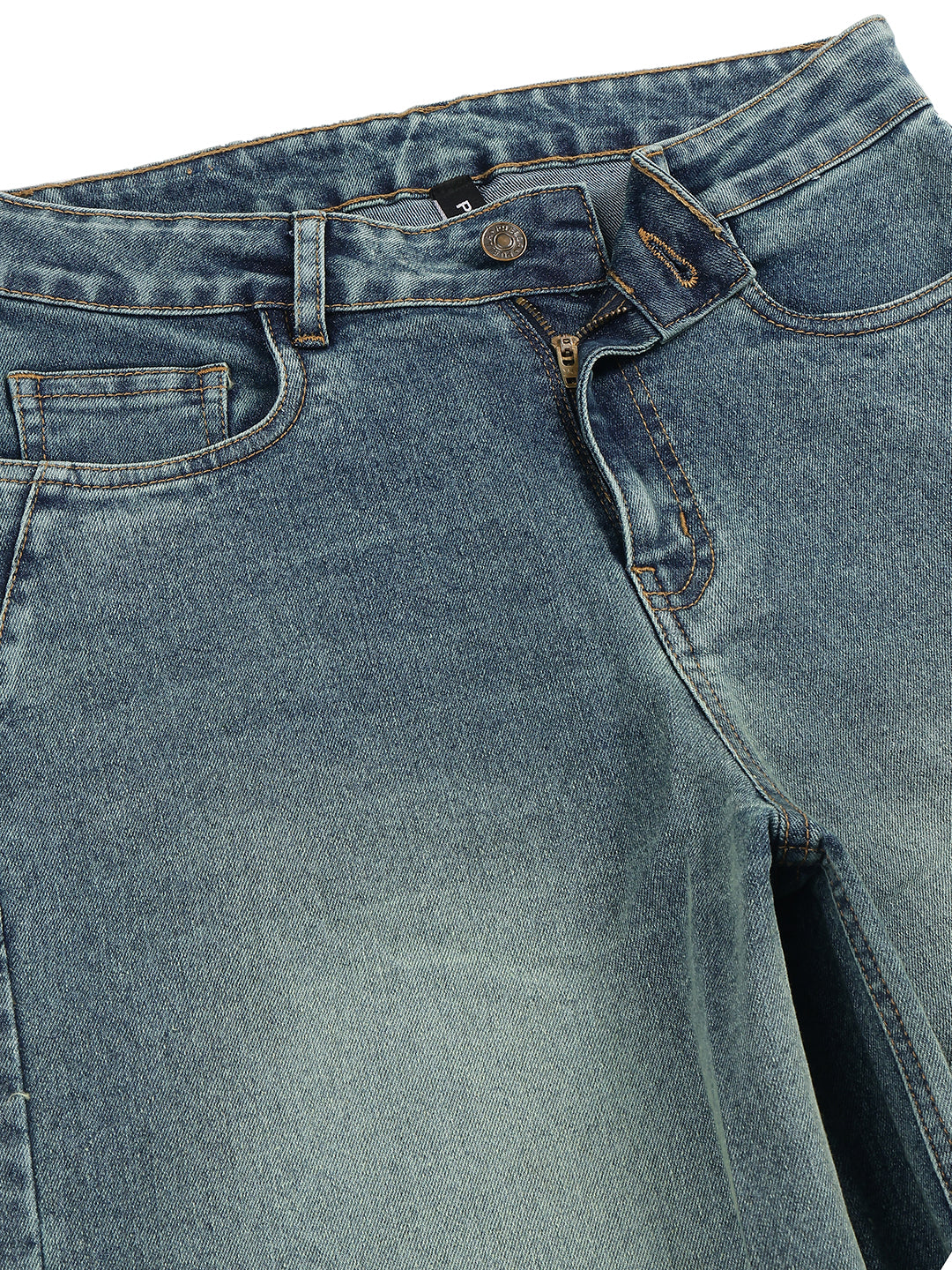 Women’s Green Tint Straight Fit Denim Jeans