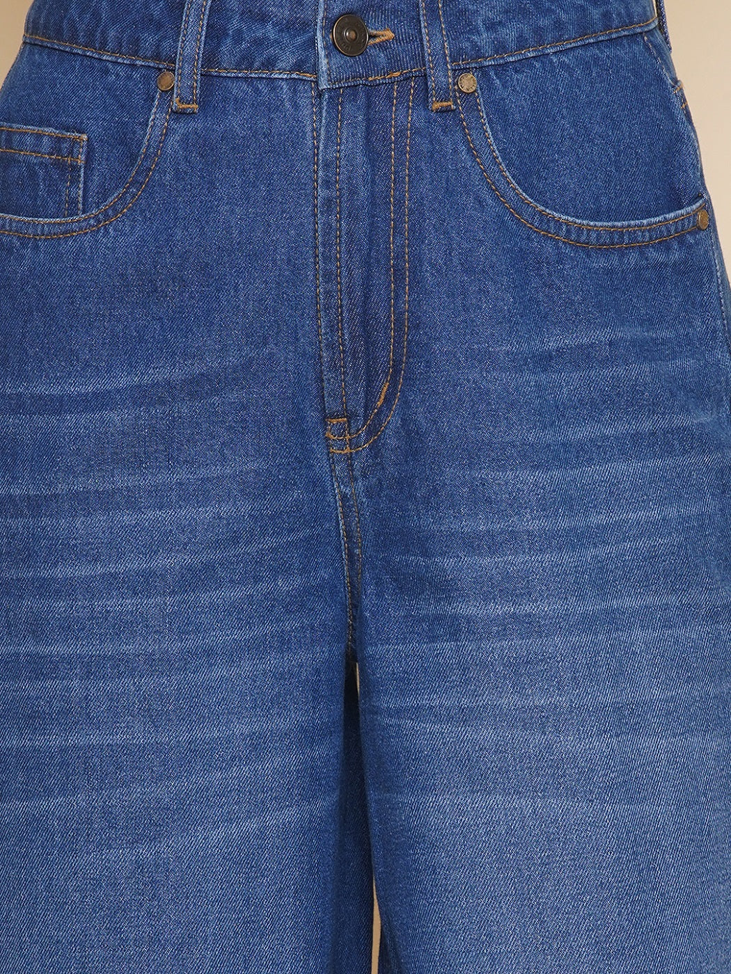 PUELLA Women High-Rise Loose Fit Full Length Jeans