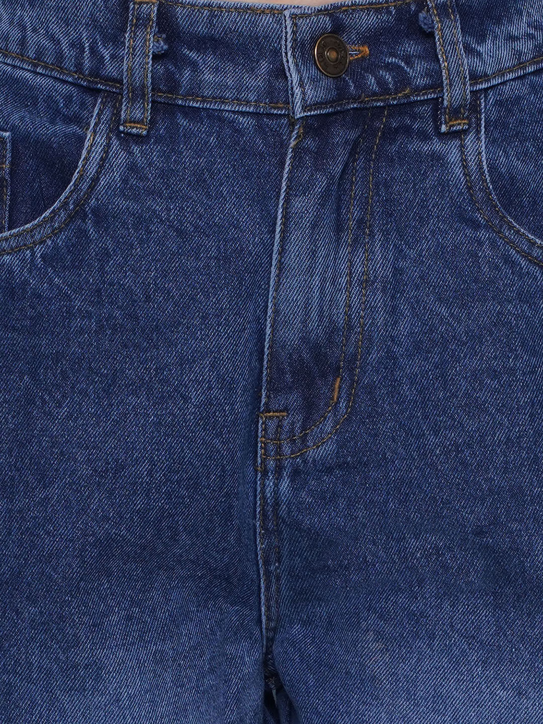 PUELLA Women’s High-Rise Cargo Wide-Leg Jeans with Multi Pockets