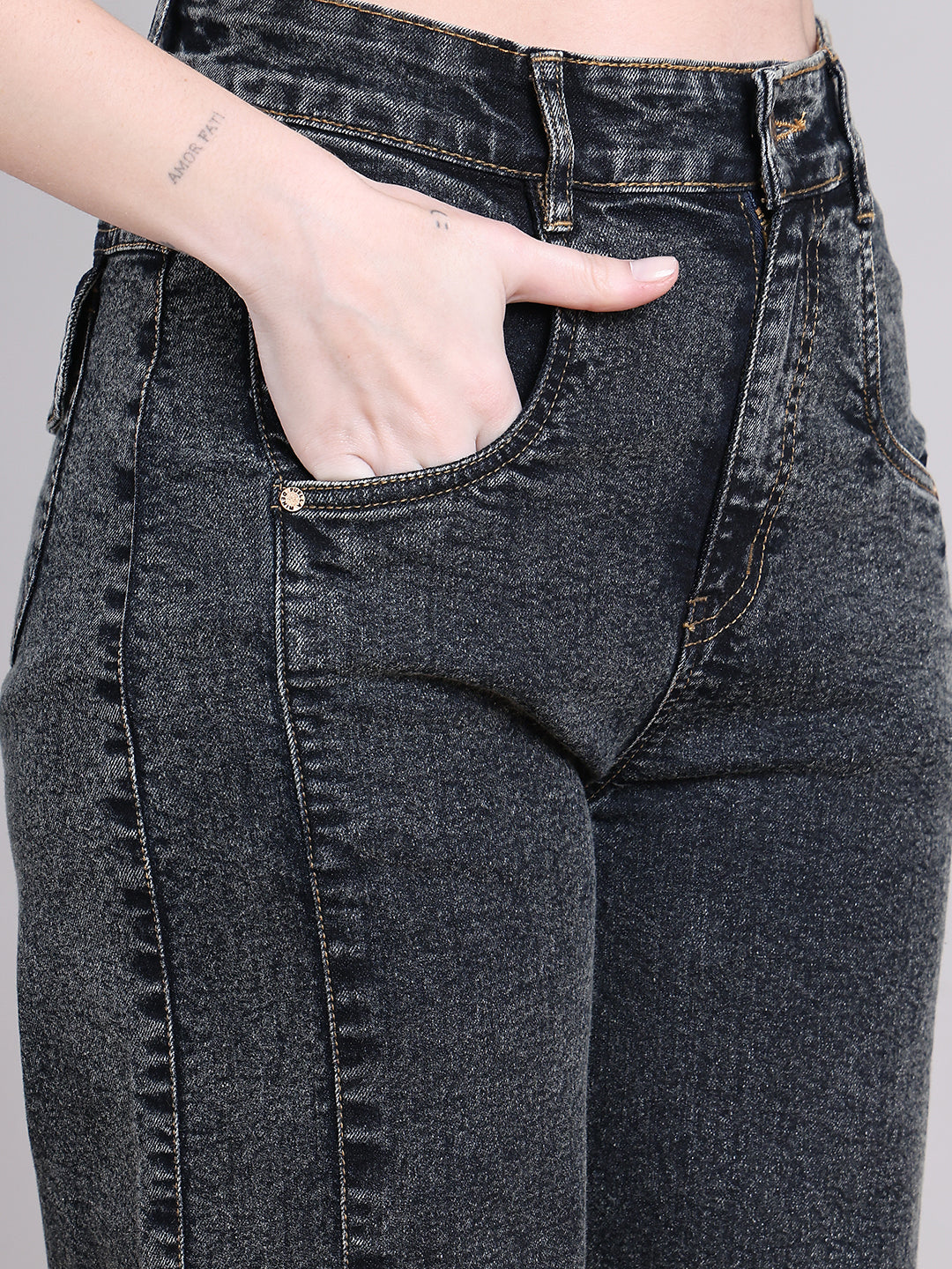 PUELLA Women Straight Fit High-Rise Stretchable Jeans