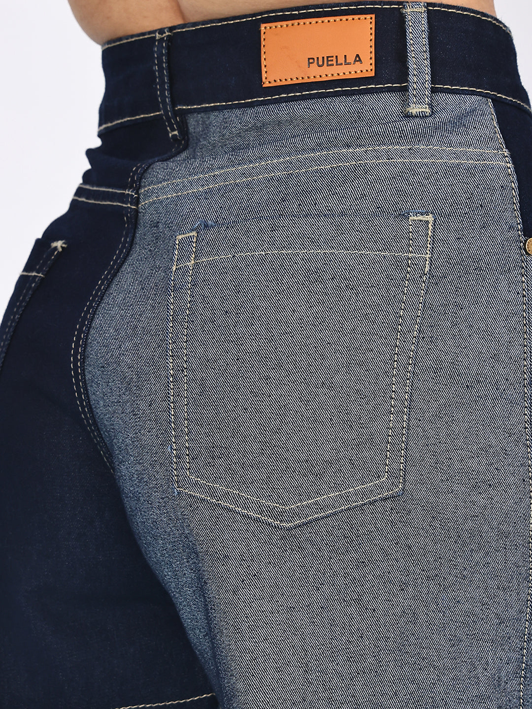 PUELLA Women Blue Mid-Rise Regular Fit Denim Shorts