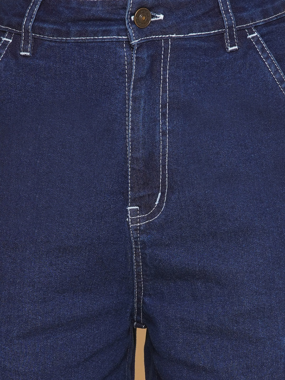 PUELLA Women Cargo Straight Fit Mid Rise Jeans