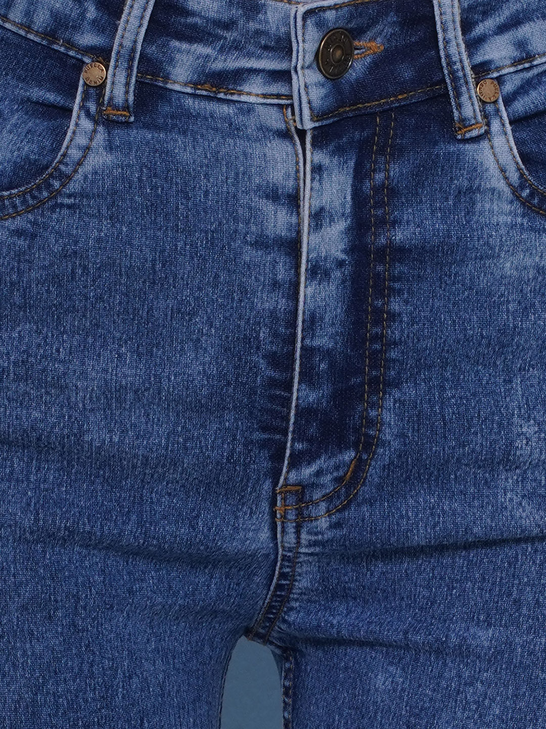 PUELLA Women Dark Blue High-Rise Skinny Fit Ankle-Length Jeans