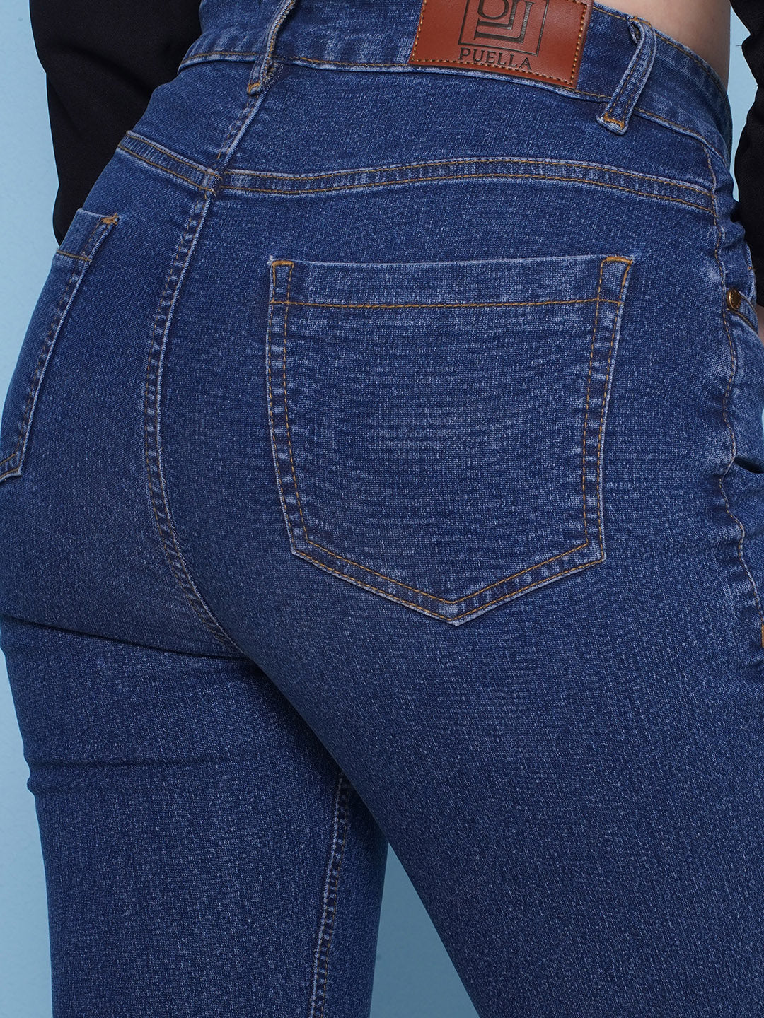 PUELLA Women Slim Fit High Rise Stretchable Jeans