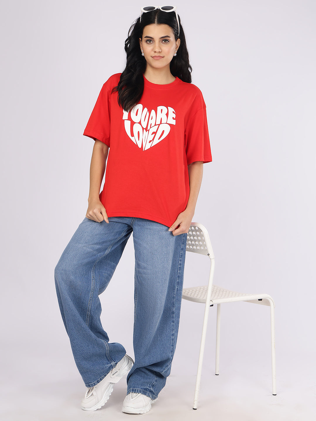 Dozer “You Are Loved” Heart Graphic Red T-Shirt