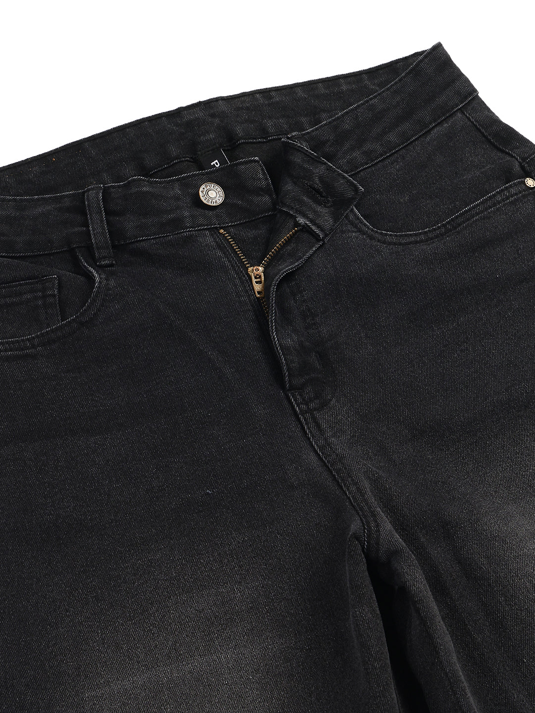 Women’s Black Straight Fit Denim Jeans