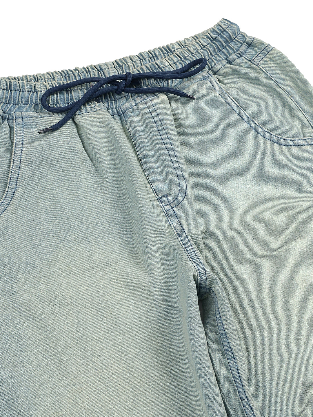 Women’s Sea Blue Straight Fit Denim Trouser Jeans