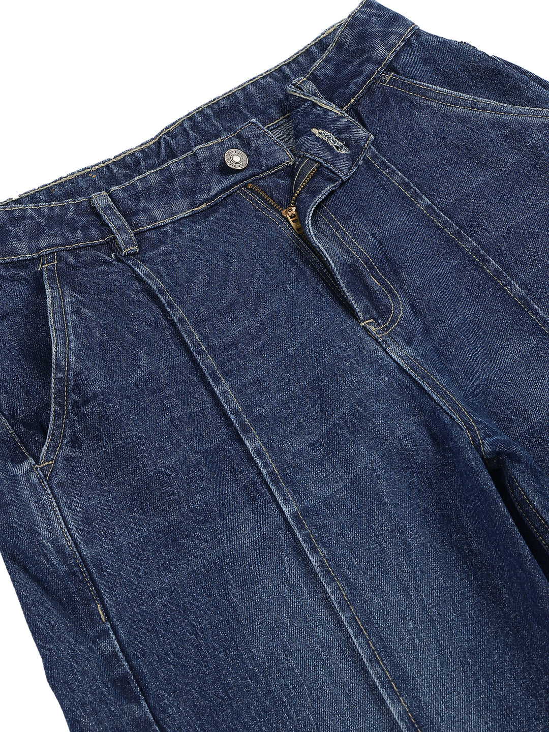 Women’s Dark Blue Straight Fit Denim Jeans