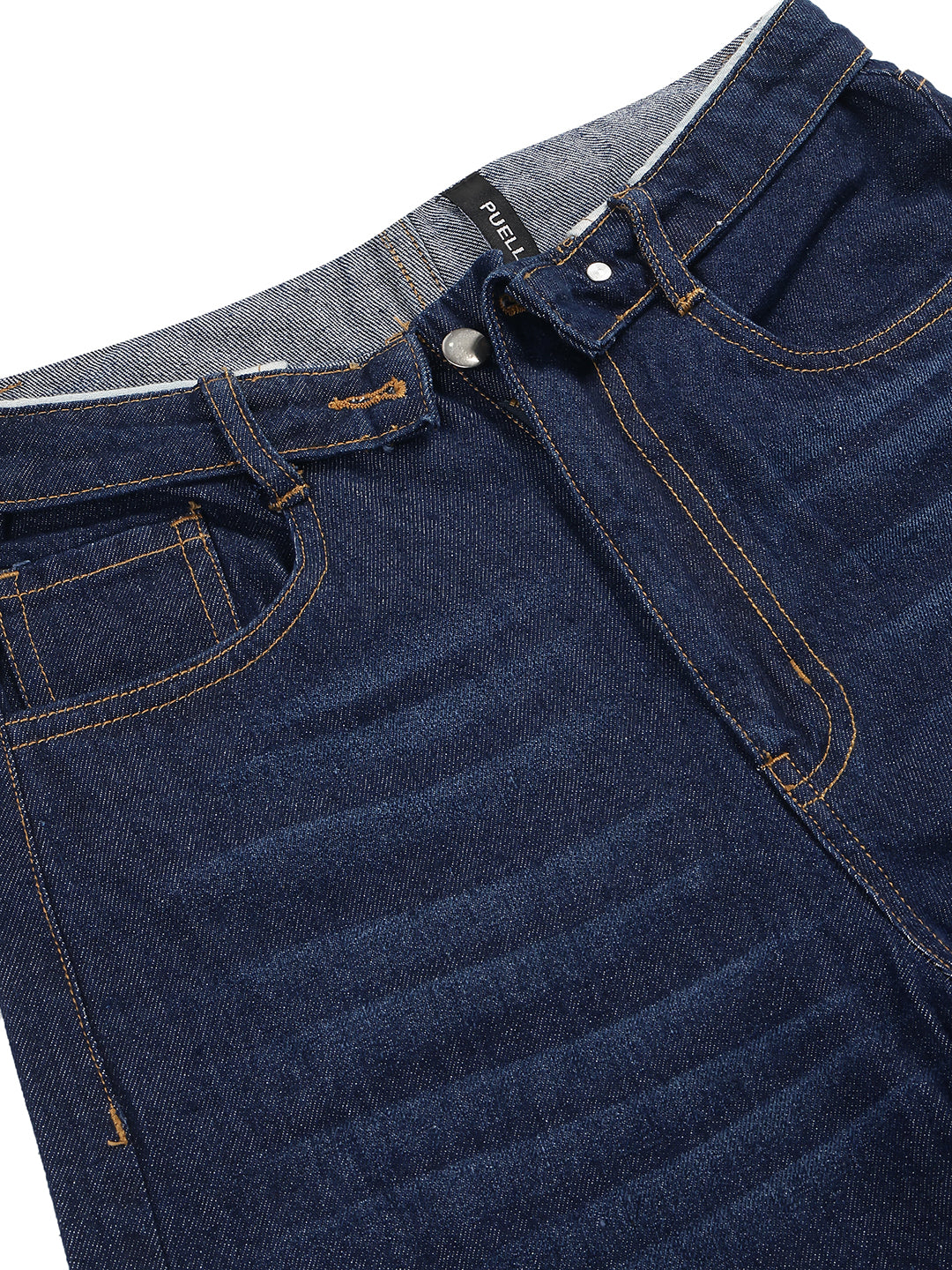 Women’s Dark Blue High-Rise Loose Fit Denim Jeans