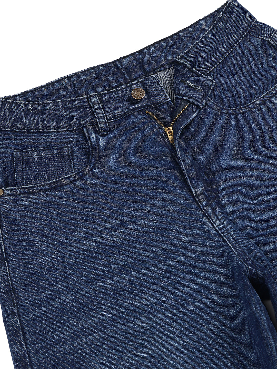 Women’s Dark Blue Baggy Fit Denim Jeans
