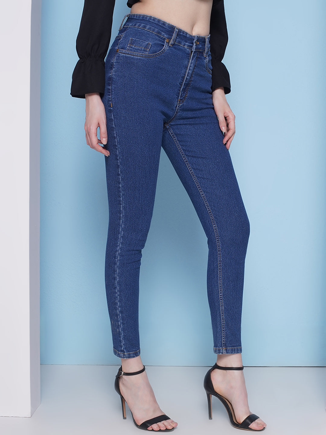 PUELLA Women Slim Fit High Rise Stretchable Jeans