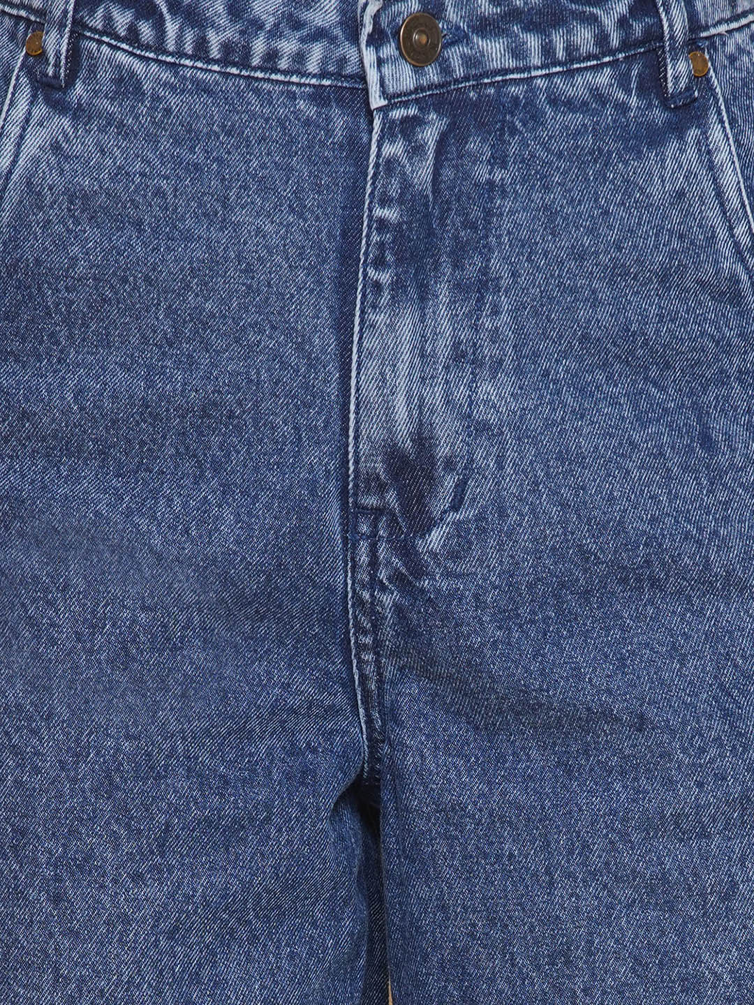 PUELLA Women Blue High-Rise Wide-Leg Jeans