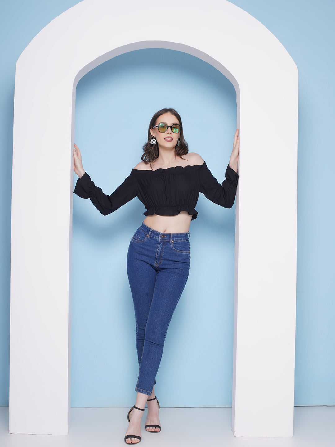 PUELLA Women Slim Fit High Rise Stretchable Jeans